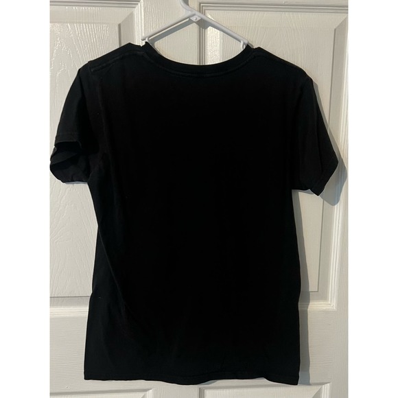 Women's STEP BROTHERS Black Short Sleeve Graphic‎ Tee Shirt Size Small - Picture 2 of 8